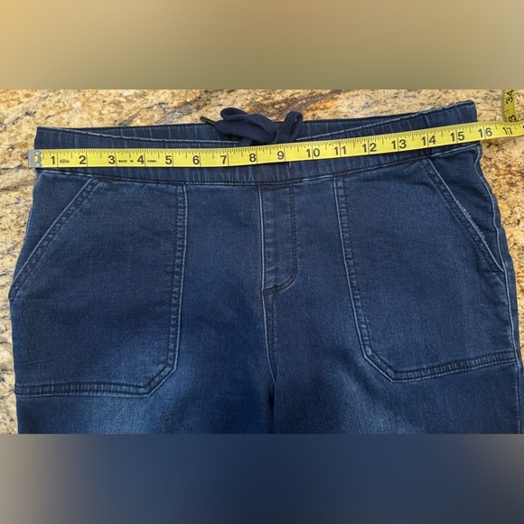 1822 Denim Women's Jogger Jeans with Stretch High Elastic Waist Rise Size 8 - Picture 6 of 8